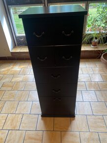 Dřevěný pracovní stůl + komoda IKEA - 4