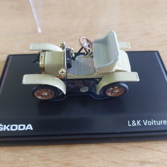 Škoda Laurin & Klement Voiturette 1905, 1:43, béžová - 4