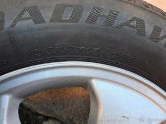Pneu 195/65 R15 91H + alu disky - 4