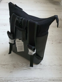 ZIGN - Moderní, kožený, hranatý unisex batoh - 4