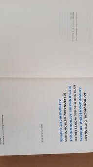 Astronomical dictionary in six languages - Kleczek, Josip - 4