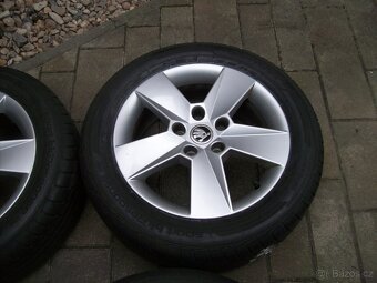 Alu kola original ŠKODA Octavia 3 Dunlop 16" 80% - 4