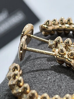 Cartier - Náušnice Clash De Cartier s diamanty - 750-18k růž - 4