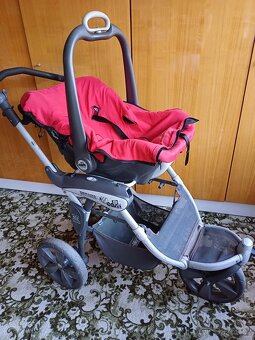 Kočárek trojkombinace CAM Cortina vč. 2 fusaků EMITEX a přís - 4
