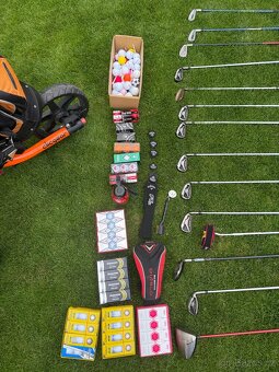 Golfový set, golfové hole, golfový bag, golfový vozík - 4