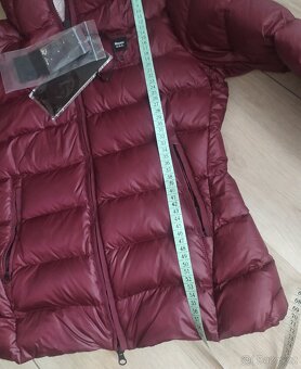 Blauer péřová bunda Swarovski znak - 4