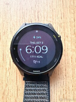 Garmin Forerunner 255 Music – Black, nylonový řemínek - 4