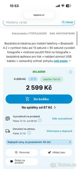 Fujifilm Instax Mini Link2 Space Blue - 4