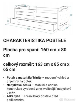 Dětská postel 160/80 - 4