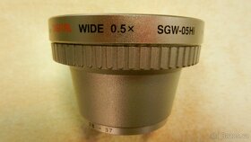 2x předsádka širokoúhlá pro videokamery - 4
