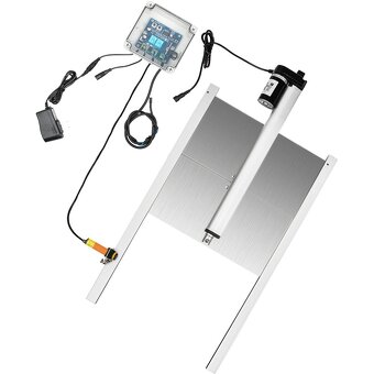 Automatická dvířka kurníku, časovač, světelný senzor, nová - 4