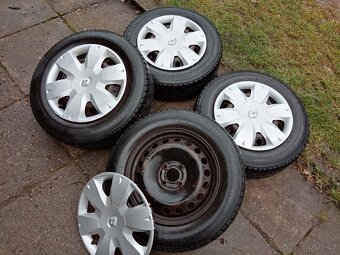Zimní kola 15ky 4x100 pneu 80% RENAULT DACIA NISSAN -dobírka - 4