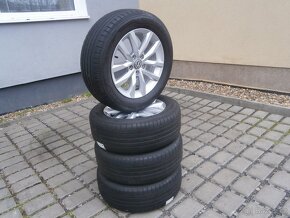 LETNÍ ALU KOLA 5 X 112 VW ORIGINÁL 215 60 16 - 4