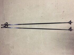 2 páry starších běžel Fischer o délce 210cm + hole 160cm - 4