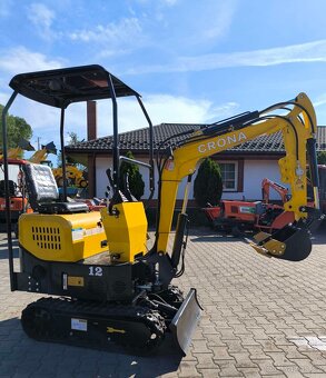 Minibagr, bagr HN12C, 900 kg, mimoos - 4