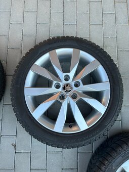 Alu kola 205/50/17 originál Škoda Octavia III - 4