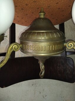 Starožitný lustr ve velmi zachovalém stavu.. - 4