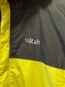 Nepromokavá bunda Rab Downpour Eco Jacket - graphene/zest - 4