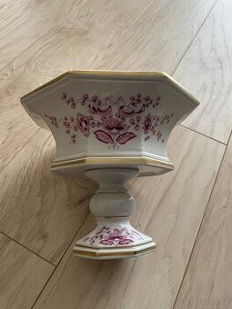 Prvorepubliková porcelánová mísa na noze - 4