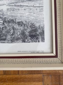 Sadelerův prospekt - dva obrazy Prahy 1606 - 4