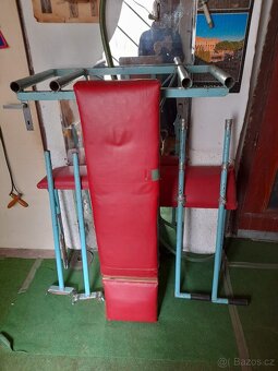 Ručně originální fitness lavička zdvihací foto - 4
