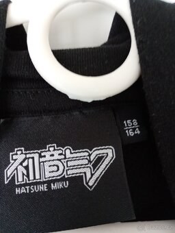 Mikina klokanka černá Sune Miku vel.158/164 - 4