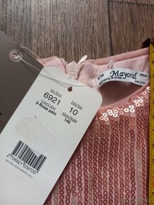 Nové šaty a kalhotky pro holky 134/140 - 4