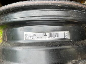 4x plechové disky 5x112 R16 - vw, audi, škoda, seat - 4