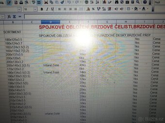 Brzdové, spojkové desky různých průměru - 4