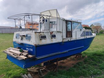 Kajutová kanálová ocelová loď Polaris 9,4m - 4