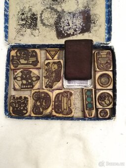 Retro hračky razítka - 4