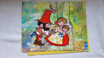 Dřevěné kostky – Runcajs a Manka – 20 ks - 4