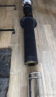 Komín nerez, izolovaný komín, sněholamy - 2 ks - 4