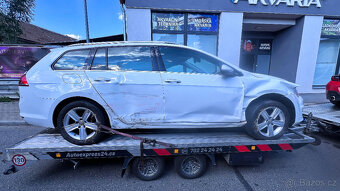 Vůz na náhradní díly VW Golf 7 kombi 2014 CLHA PYS LC9A - 4