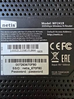 Wifi router NETIS WF2419 - 4