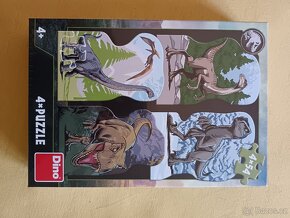Plyšové a jiné hračky, puzzle, dino - 4
