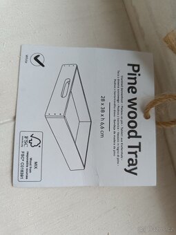 Dřevěný podnos - nový s visačkou - 4