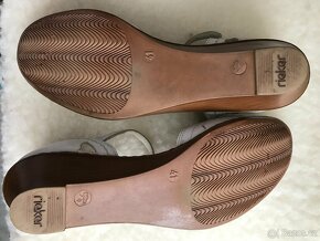 Bílé kožené boty v.41 - 4