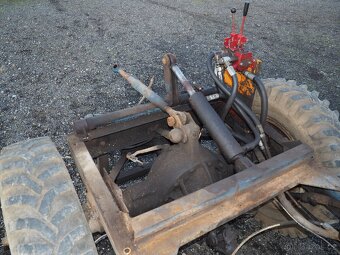 Malotraktor podvozek hydraulika čelní radlice možnost dovozu - 4