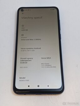 Xiaomi Redmi Note 9 4/128gb blue. Záruka 6 měsíců. - 4