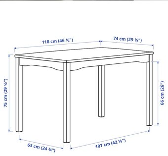 Jídelní sestava IKEA, cena dohodou - 4