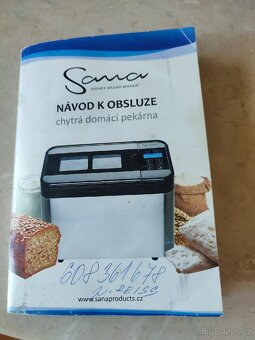 Chytrá domácí pekárna SANA exclusiv - 4