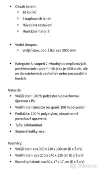 Zatemněný stan pro 4 Rocktrail - 4