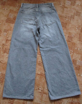 Dámské rifle džíny wide leg Bershka M 38 - 4