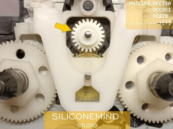 Ozubene kolo pro PHILIPS DCC730, DCC951 - 4