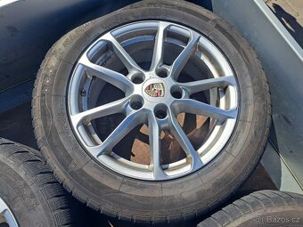 Porsche Cayenne - Originání alu kola 18" Zimní pneu - 4