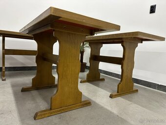 7 kusů Masivní RESTAURAČNÍ stoly. Profi Gastro - 4