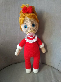 Háčkovaná panenka - miminko za 1 ks - 4
