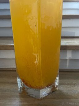 Luxusni české sklo, autorská váza- ŠKRDLOVICE - 4