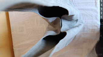 Šedá kožená kabelka zn. Roberta - 4